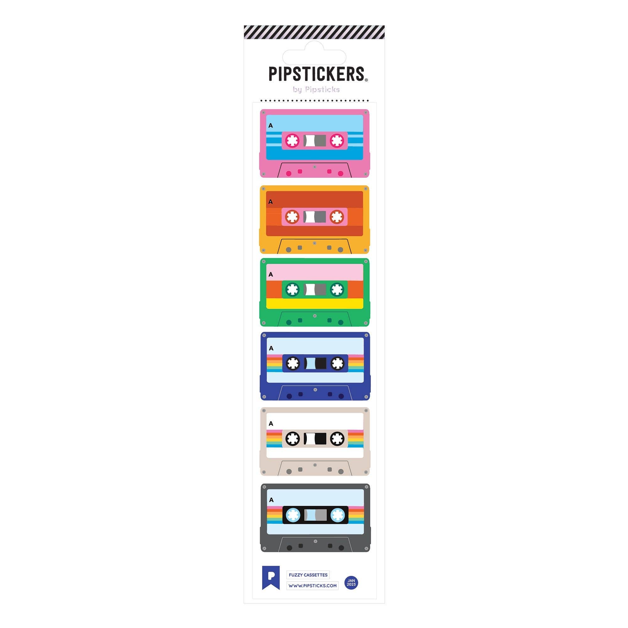 Fuzzy Cassettes Stickers