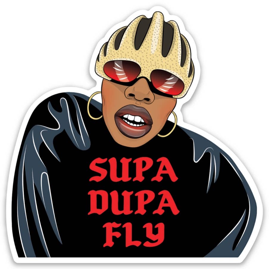 Missy Supa Dupa Fly Die Cut Sticker